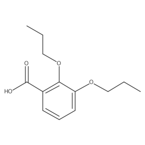 2,3-Dipropoxybenzoic acid Structure
