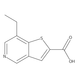 7-Ethylthieno[3,2-c]pyridine-2-carboxylic acid Structure