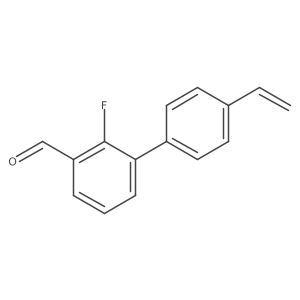 3-(4-Ethenylphenyl)-2-fluorobenzaldehyde结构式