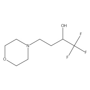 1,1,1-Trifluoro-4-(morpholin-4-yl)butan-2-ol Structure