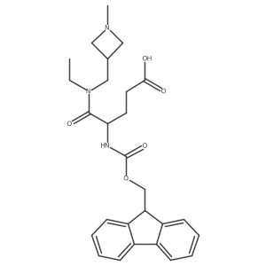 4-{ethyl[(1-methylazetidin-3-yl)methyl]carbamoyl}-4-({[(9H-fluoren-9-yl)methoxy]carbonyl}amino)butanoic acid Structure