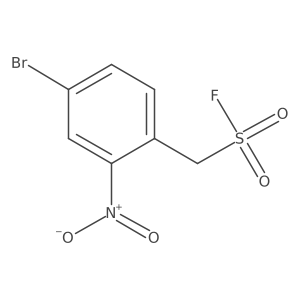 (4-Bromo-2-nitrophenyl)methanesulfonyl fluoride结构式