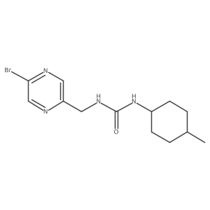 1-[(5-Bromopyrazin-2-yl)methyl]-3-(4-methylcyclohexyl)urea Structure
