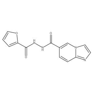 N'-2-furoylimidazo[1,2-a]pyridine-6-carbohydrazide结构式