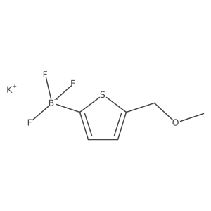 Potassium trifluoro(5-(methoxymethyl)thiophen-2-yl)borate Structure
