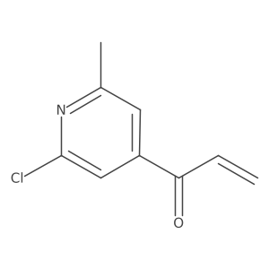 1-(2-Chloro-6-methylpyridin-4-yl)prop-2-en-1-one结构式