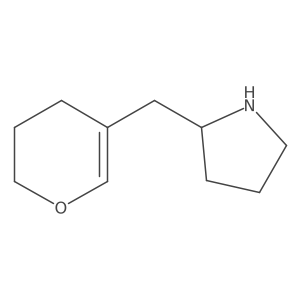 2-(3,4-dihydro-2H-pyran-5-ylmethyl)pyrrolidine Structure
