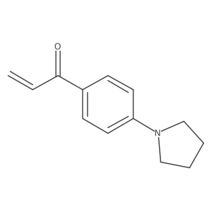 1-[4-(Pyrrolidin-1-yl)phenyl]prop-2-en-1-one结构式