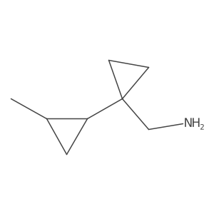 [1-(2-Methylcyclopropyl)cyclopropyl]methanamine结构式