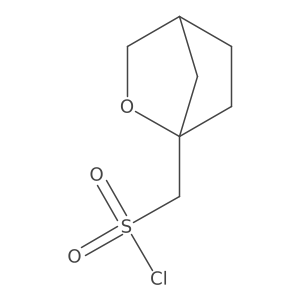2-Oxabicyclo[2.2.1]heptan-1-ylmethanesulfonyl chloride结构式