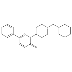 2-{1-[(Oxan-3-yl)methyl]piperidin-4-yl}-6-phenyl-2,3-dihydropyridazin-3-one Structure