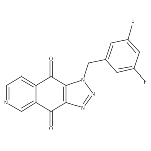 1-(3,5-Difluorobenzyl)-1H-[1,2,3]triazolo[4,5-g]isoquinoline-4,9-dione Structure