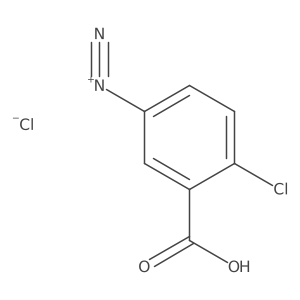 3-Carboxy-4-chloro-benzenediazonium Chloride Structure