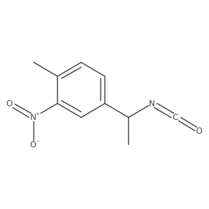 4-(1-Isocyanatoethyl)-1-methyl-2-nitrobenzene Structure