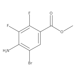 Methyl 4-amino-5-bromo-2,3-difluorobenzoate Structure