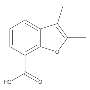 7-Carboxy-2,3-dimethylbenzo[b]furan Structure