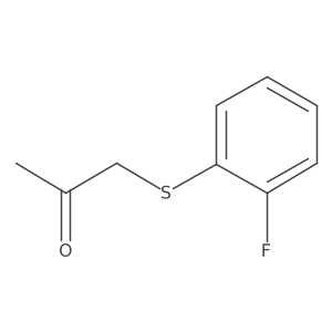 1-[(2-Fluorophenyl)sulfanyl]propan-2-one Structure