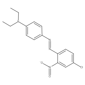 4-[(4-Chloro-2-nitrophenyl)diazenyl]-N,N-diethylaniline结构式
