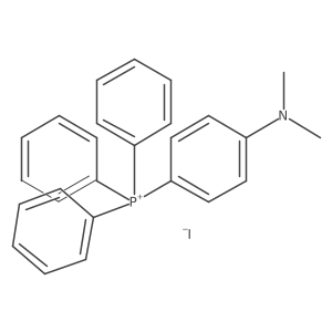 (4-(Dimethylamino)phenyl)triphenylphosphoniumiodide Structure