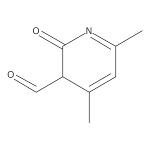 4,6-dimethyl-2-oxo-3H-pyridine-3-carbaldehyde Structure