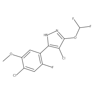 Pyraflufen-ethyl metabolite E-11结构式