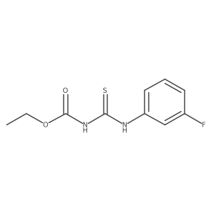 ethyl N-[(3-fluorophenyl)carbamothioyl]carbamate Structure