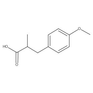 3-(4-Methoxyphenyl)-2-methylpropanoic acid结构式