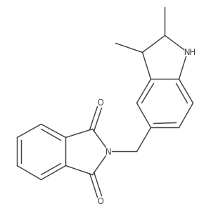 5-Phthalimidomethyl-2,3-dimethylindoline Structure