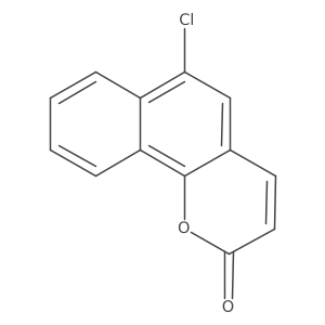 6-Chloro-2H-naphtho[1,2-b]pyran-2-one Structure