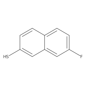 7-Fluoro-2-naphthalenethiol Structure