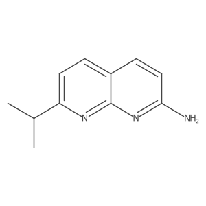 7-Isopropyl-1,8-naphthyridin-2-amine Structure