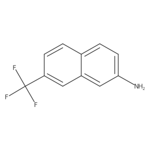 7-(Trifluoromethyl)naphthalen-2-amine结构式