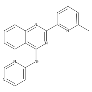 2-(6-methylpyridin-2-yl)-N-(pyrimidin-4-yl)quinazolin-4-amine Structure