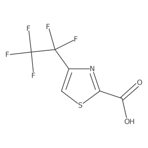 4-(Perfluoroethyl)thiazole-2-carboxylic acid Structure