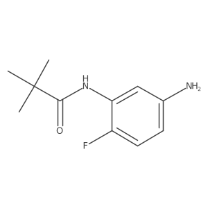 N-(5-Amino-2-fluorophenyl)-2,2-dimethylpropanamide结构式