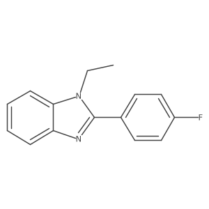1-ethyl-2-(4-fluorophenyl)-1H-1,3-benzodiazole Structure