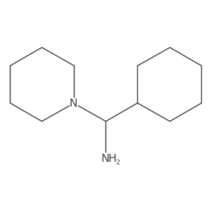 Cyclohexyl(piperidin-1-yl)methanamine结构式