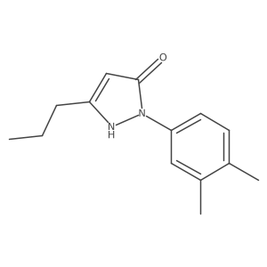1-(3,4-dimethylphenyl)-3-propyl-1H-pyrazol-5-ol Structure