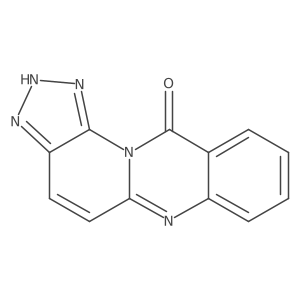 1,2,3-Triazolo(4',5':5,6)pyrido(2,1-b)quinazolin-11(1H)-one Structure