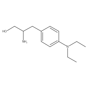 2-Amino-3-[4-(diethylamino)phenyl]propan-1-ol结构式