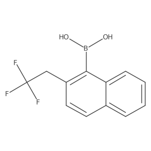 (2-(2,2,2-Trifluoroethyl)naphthalen-1-yl)boronic acid结构式