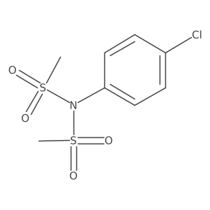N-(4-Chlorophenyl)-N-methanesulfonylmethanesulfonamide Structure