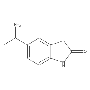 5-(1-aminoethyl)-2,3-dihydro-1H-indol-2-one Structure
