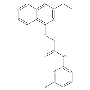 2-[(2-ethylquinazolin-4-yl)oxy]-N-(3-methylphenyl)acetamide结构式