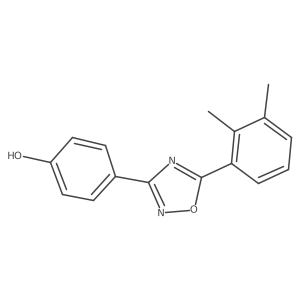 Phenol, 4-[5-(2,3-dimethylphenyl)-1,2,4-oxadiazol-3-yl]- Structure