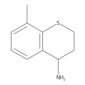 8-Methylthiochroman-4-amine Structure
