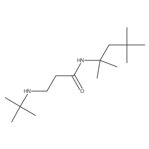 3-[(1,1-Dimethylethyl)amino]-N-(1,1,3,3-tetramethylbutyl)propanamide结构式