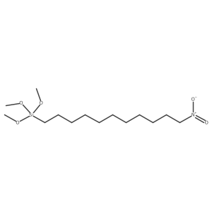 11-Nitroundecyltrimethoxysilane结构式