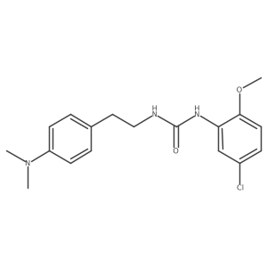 1-(5-Chloro-2-methoxyphenyl)-3-(4-(dimethylamino)phenethyl)urea结构式