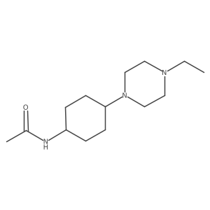 N-[4-(4-ethylpiperazin-1-yl)cyclohexyl]acetamide Structure
